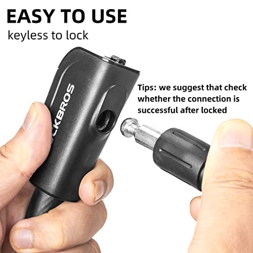 Fahrradschloss 110 cm/14,27 mm – Kabelschloss mit 2 Schlüsseln