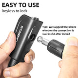 Fahrradschloss 110 cm/14,27 mm – Kabelschloss mit 2 Schlüsseln