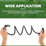 Fahrradschloss Zahlenschloss – Kabelschloss mit 4‑Stellen‑Code