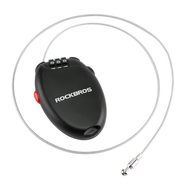 Fahrradschloss – 3‑stelliges Zahlenschloss mit 60 cm Stahlseil