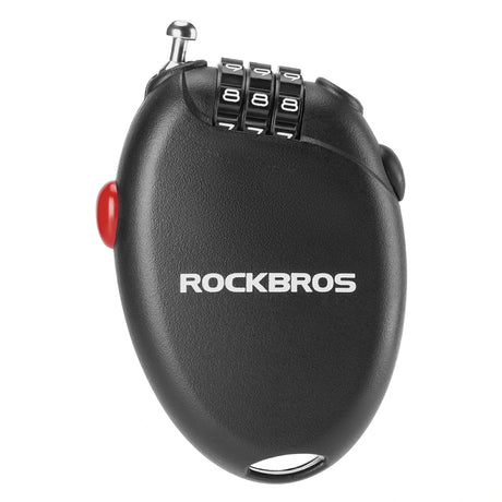 Fahrradschloss – 3‑stelliges Zahlenschloss mit 60 cm Stahlseil