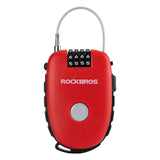 Fahrradschloss – Einziehbares Kabelschloss mit 4‑stelligem Code, 94 cm