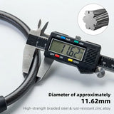 Fahrradschloss – 4‑stelliges Zahlenschloss mit 11,62 mm dickem Stahlkabel