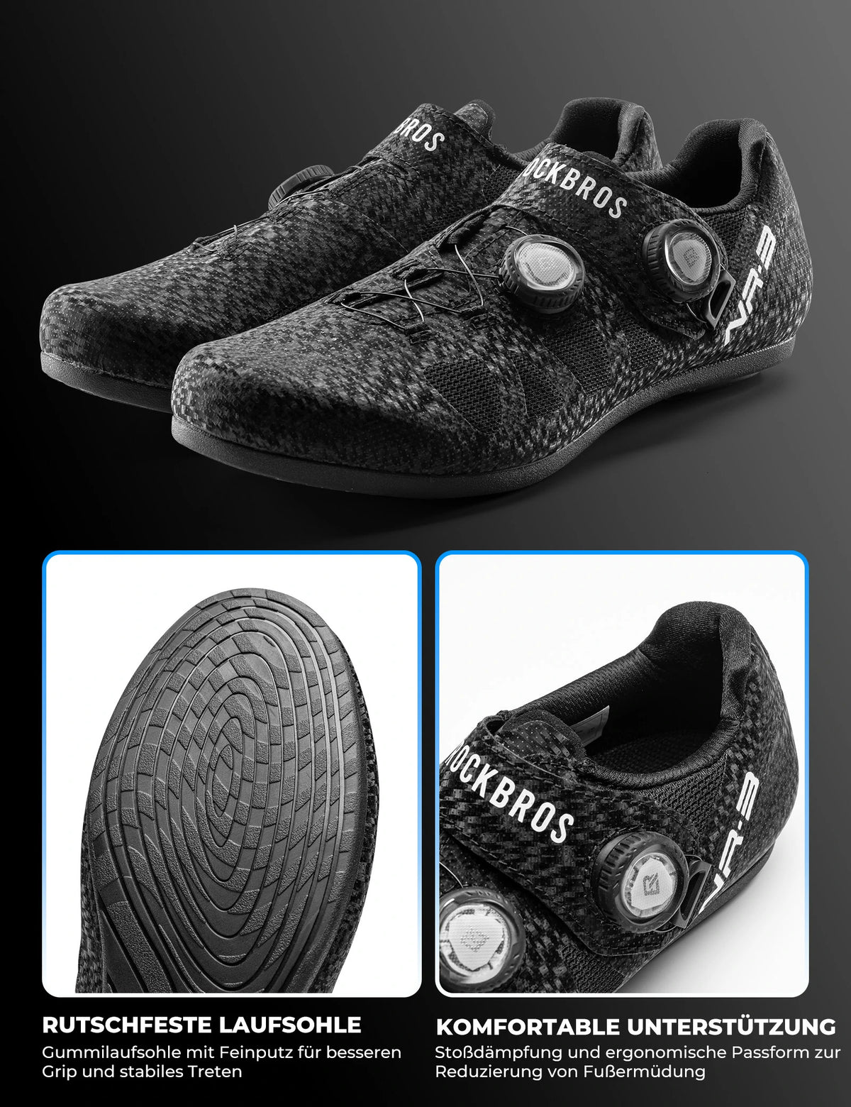 Fahrradschuhe für Rennrad & MTB, Schuhe ohne Klicksystem – ROCKBROS-DE