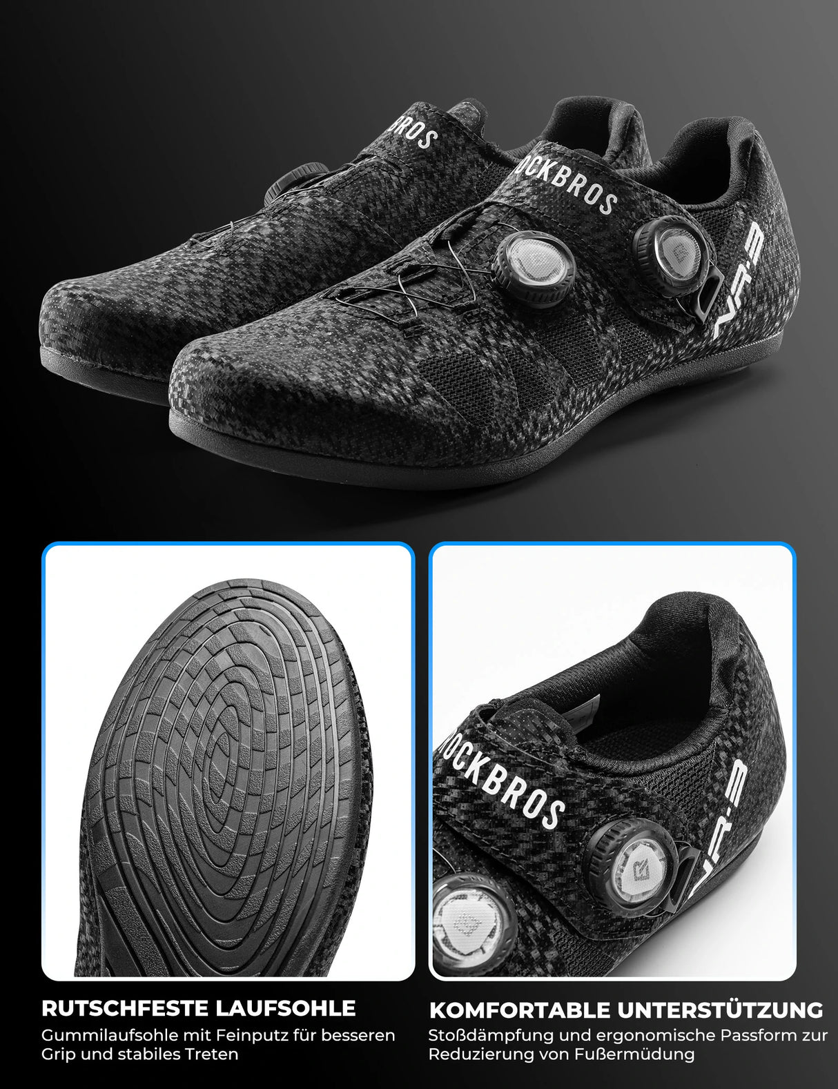 Fahrradschuhe für Rennrad & MTB – ohne Klicksystem