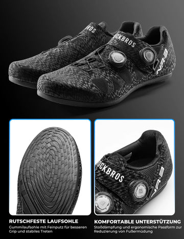 Fahrradschuhe für Rennrad & MTB, Schuhe ohne Klicksystem – ROCKBROS-DE