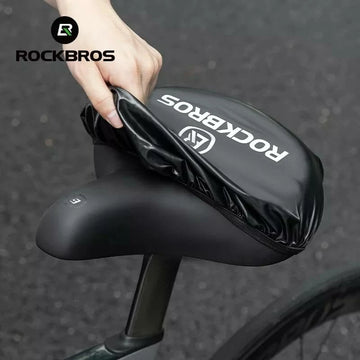 regenschutz für fahrradcomputer Fahrradsitzbezug Regenschutz PVC mit Aufbewahrungsbeutel – ROCKBROS-DE