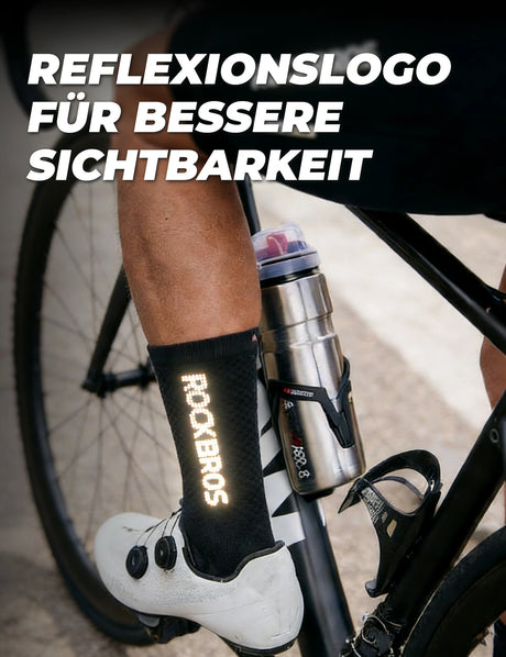 Fahrradsocken – Leichte Kompression & Atmungsaktiv