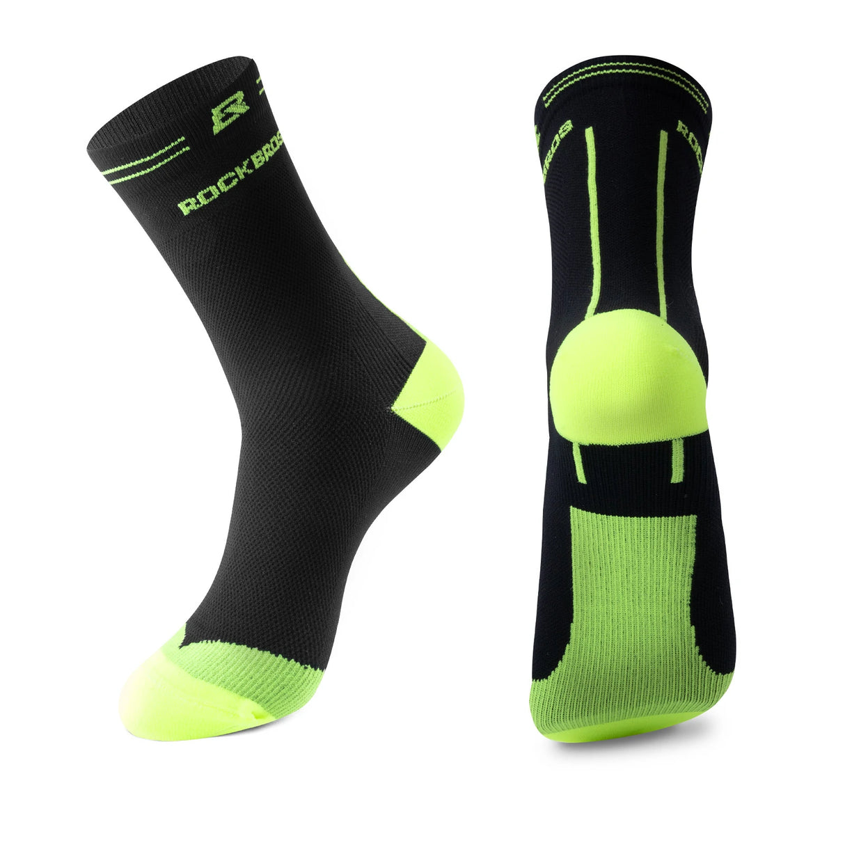 Fahrradsocken Rutschfest und Strapazierfähig 2 Paar