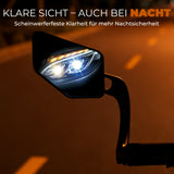 Fahrradspiegel HD – 360° drehbar & klappbar, schwenkbar für Lenker