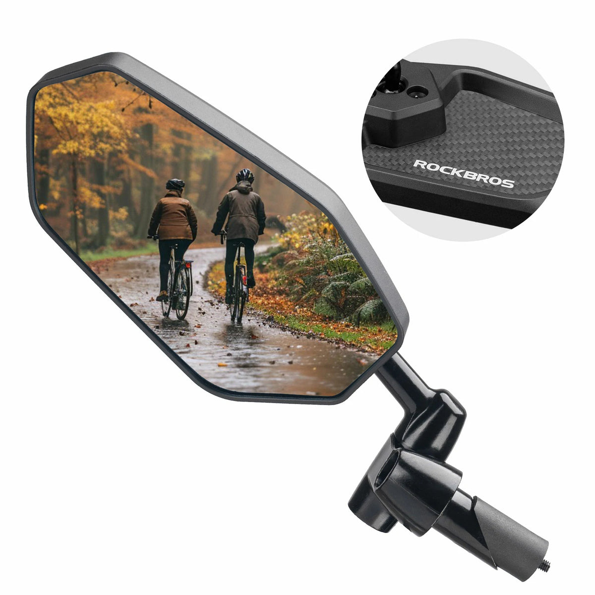 spiegel für fahrradlenker Fahrradspiegel Rückspiegel – Weitwinkel, Blendfrei, Rückblicksicher – ROCKBROS-DE