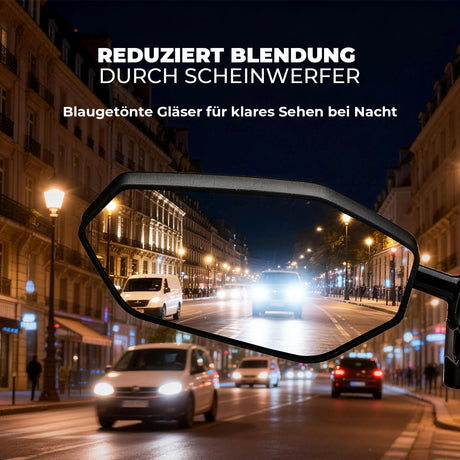 Fahrradspiegel – Weitwinkel, blendfrei & rückblicksicher