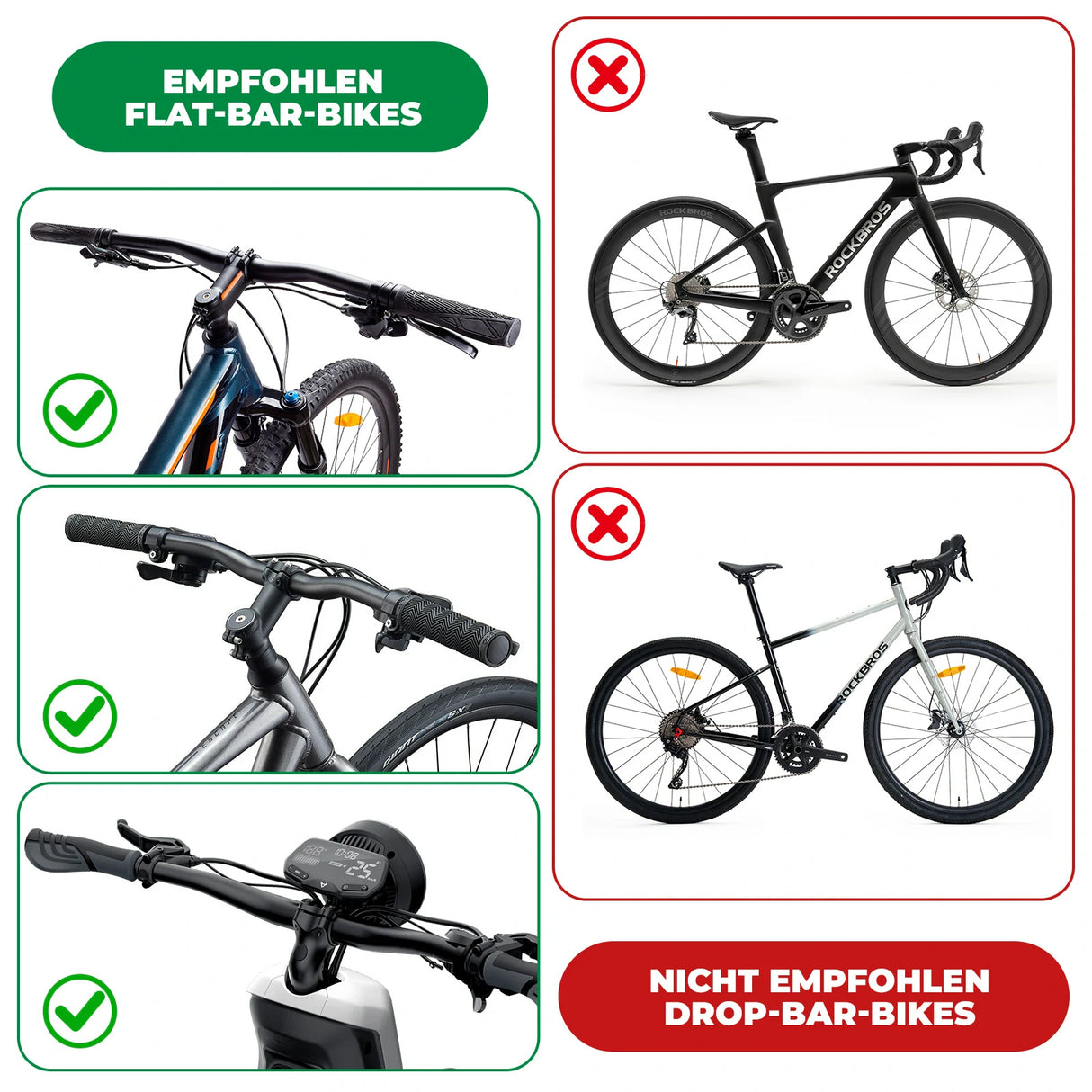 Fahrradspiegel – Weitwinkel, blendfrei & rückblicksicher