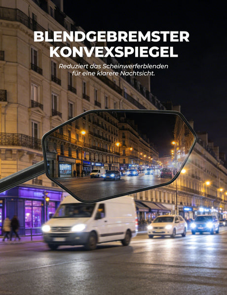 Fahrradspiegel – 360° Verstellbar, Blendfrei & Bruchfest