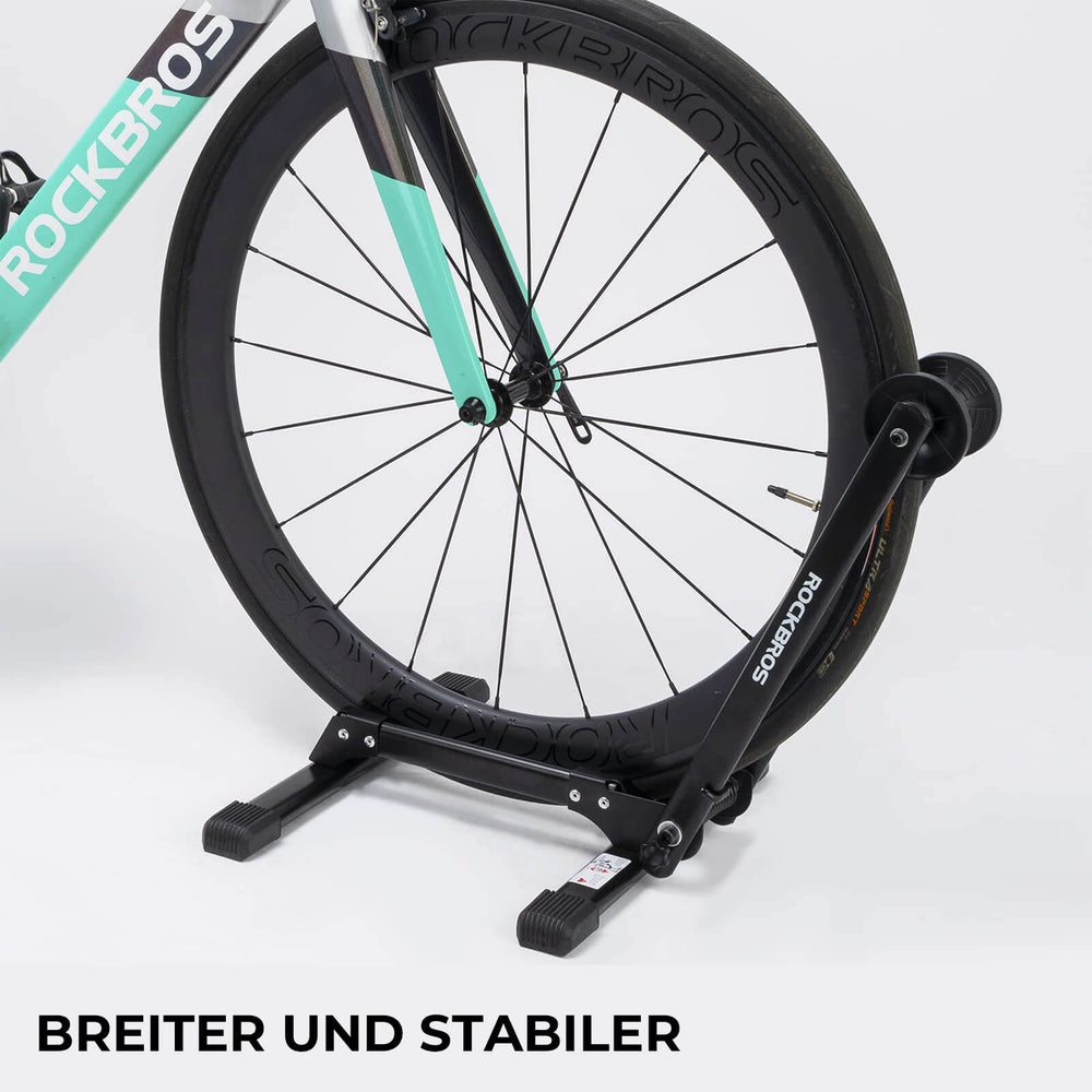 ROCKBROS Fahrradständer Fahrrad Faltbar aus Kohlenstoffstahl für 24-27,5”
