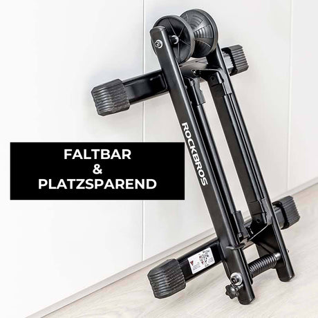 ROCKBROS Fahrradständer Fahrrad Faltbar aus Kohlenstoffstahl für 24-27,5”