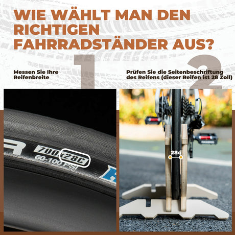 Fahrradständer, Verstellbarer Fahrrad Bodenständer Parkständer - ROCKBROS-EU