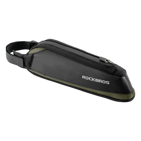 ROCKBROS Fahrradtasche Reflektierende Oberrohrtasche Dunkelgrün 0.65L - ROCKBROS-EU