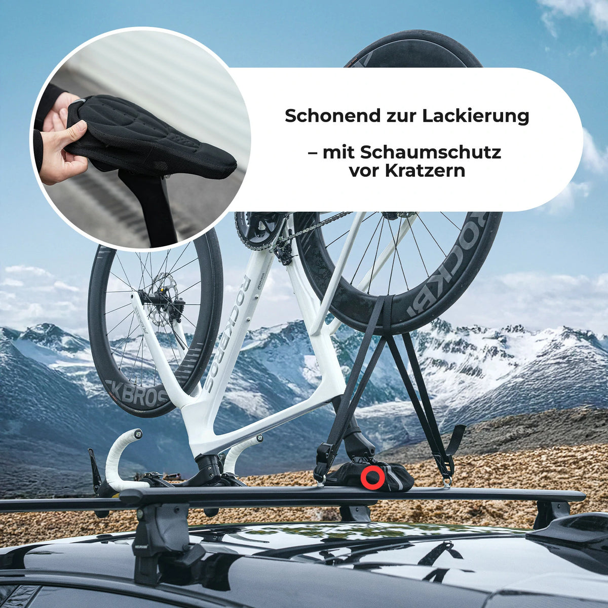 Fahrradträger Umgekehrte Dachträger für das Auto