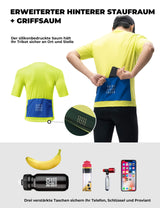 Fahrradtrikot Kurzarm Herren – Atmungsaktiv & Reflektierend