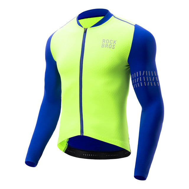 Fahrradtrikot Langarm Herren Winter – Warm, Atmungsaktiv & Reflektierend