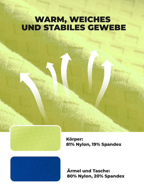 Fahrradtrikot Langarm Herren Winter – Warm, Atmungsaktiv & Reflektierend