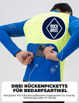 Fahrradtrikot Langarm Herren Winter – Warm, Atmungsaktiv & Reflektierend