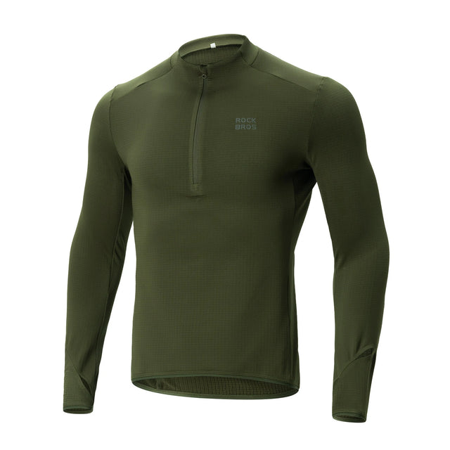 Fahrradtrikot Langarm Herren Winter – Warm, Fleece & Schnelltrocknend