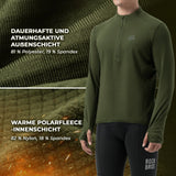 Fahrradtrikot Langarm Herren Winter – Warm, Fleece & Schnelltrocknend