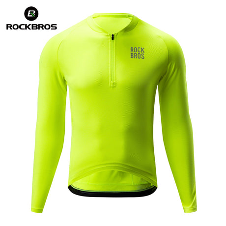 Fahrradtrikot Langarm mit kurzem Frontreißverschluss 9