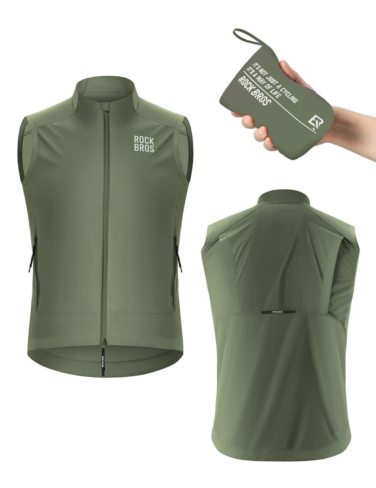 Fahrradweste Winddicht & Sonnengeschützt – Leicht, Atmungsaktiv & Schnelltrocknend