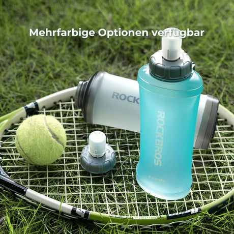 ROCKBROS Faltbare Fahrrad‑Trinkflasche – Auslaufsicher, BPA‑frei, leicht