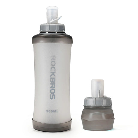 ROCKBROS Faltbare Fahrrad‑Trinkflasche – Auslaufsicher, BPA‑frei, leicht