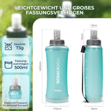 ROCKBROS Faltbare Fahrrad‑Trinkflasche – Auslaufsicher, BPA‑frei, leicht