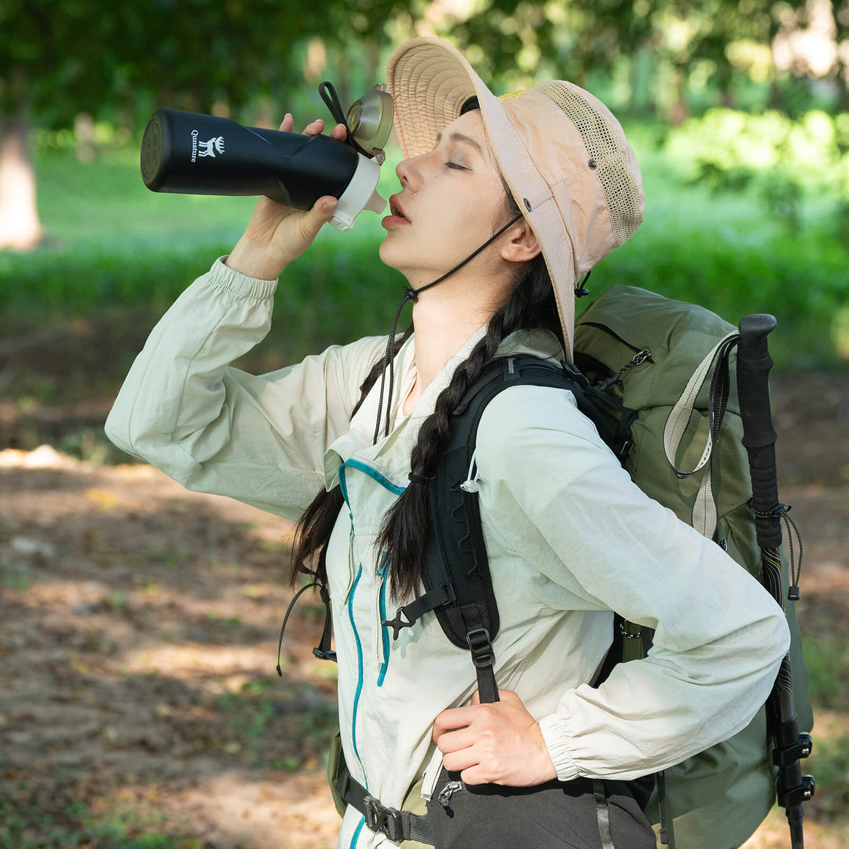 Qunature Faltbare Trinkflasche aus Silikon - ROCKBROS-EU