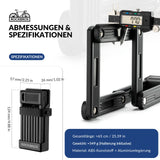 Faltschloss Fahrrad – 65 cm mit Halterung