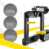 Faltschloss Fahrrad 88cm – Fahrradschloss mit Halterung