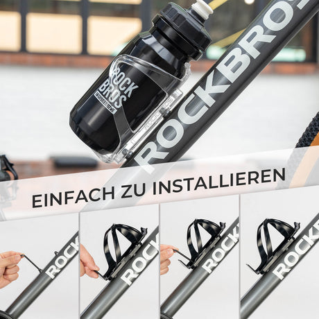 Flaschenhalter Fahrrad 2er-Pack – Leicht & Stabil aus PC-Material