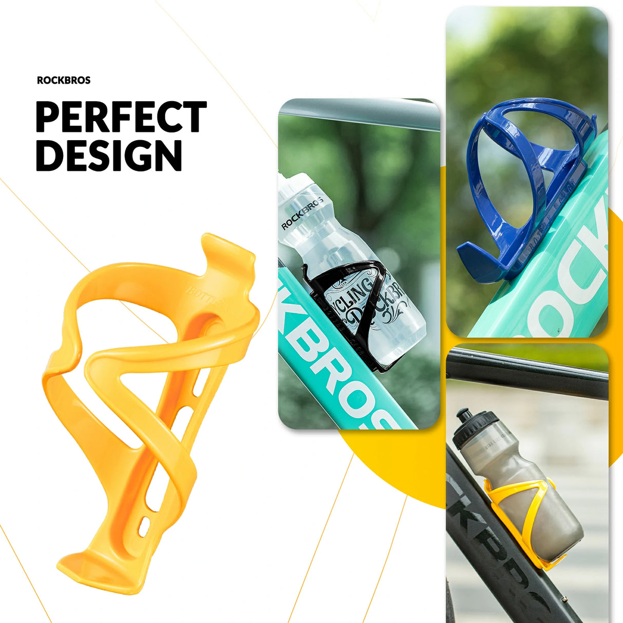 Fahrrad‑Flaschenhalter – 2er‑Pack, Leichtgewicht & 5 Farben