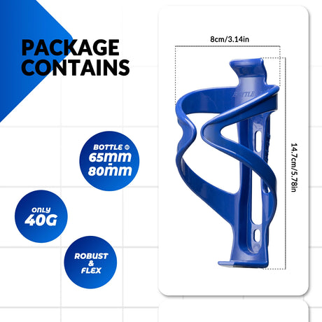 Fahrrad‑Flaschenhalter – 2er‑Pack, Leichtgewicht & 5 Farben