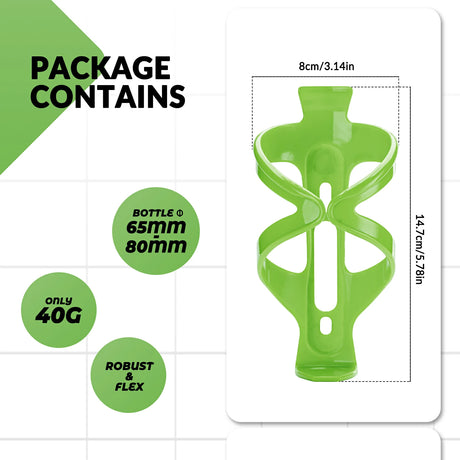 Fahrrad‑Flaschenhalter – 2er‑Pack, Leichtgewicht & 5 Farben