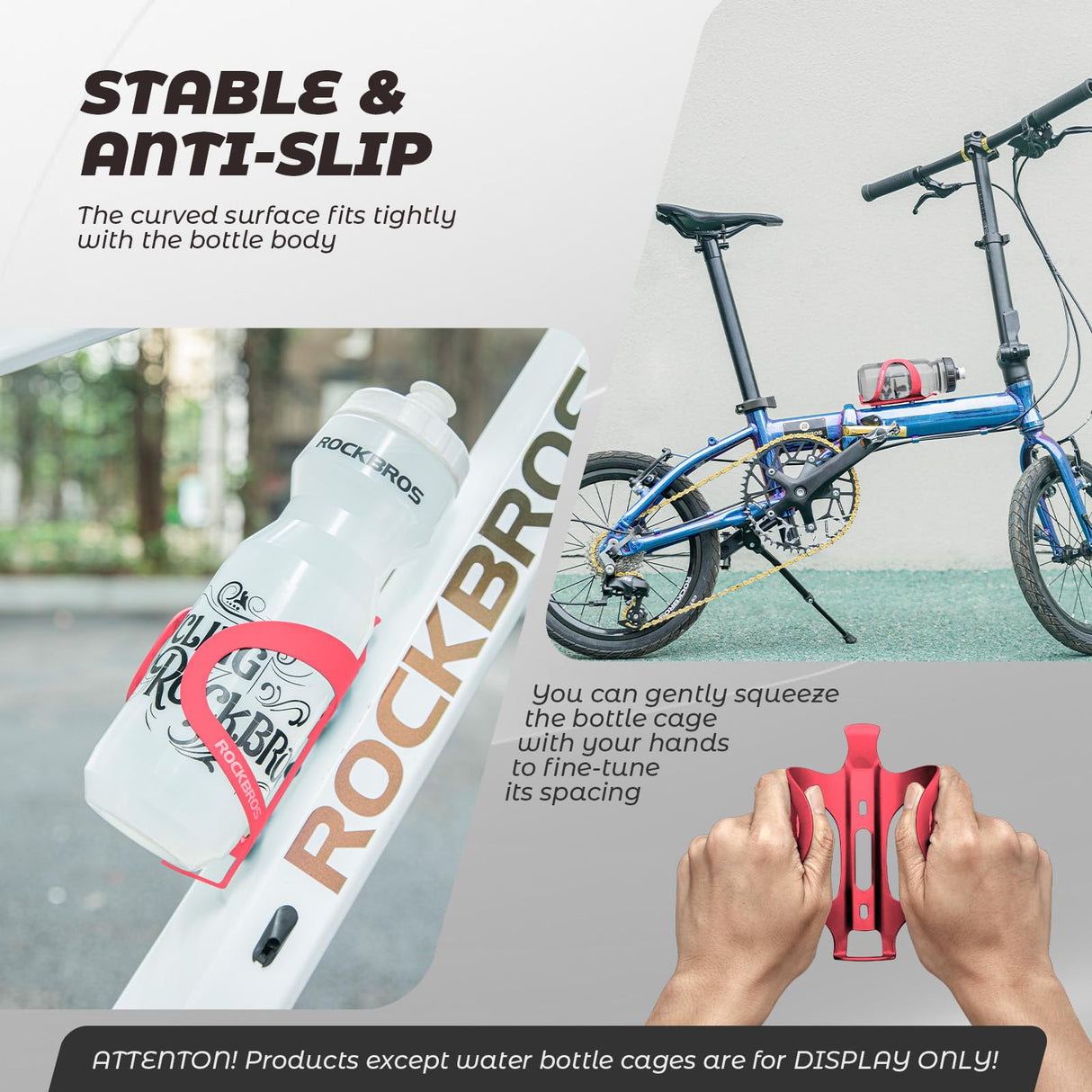 Flaschenhalter Fahrrad Getränkehalter – Leicht & Stabil aus Aluminiumlegierung