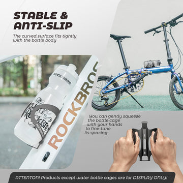 Flaschenhalter Fahrrad Getränkehalter Aluminiumlegierung Leicht – ROCKBROS-DE