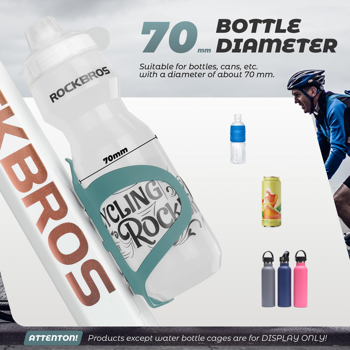 Flaschenhalter Fahrrad Getränkehalter – Leicht & Stabil aus Aluminiumlegierung