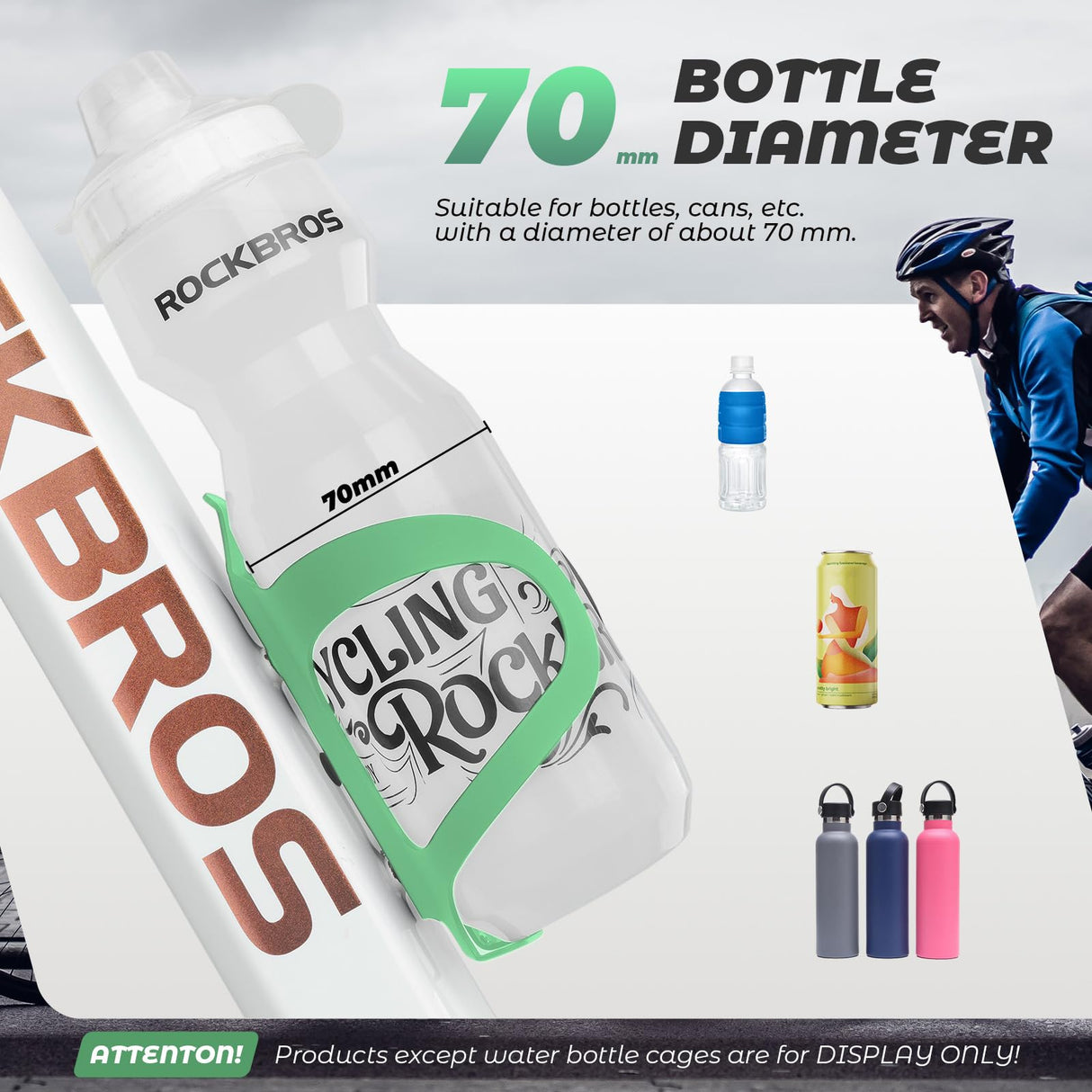 Flaschenhalter Fahrrad Getränkehalter – Leicht & Stabil aus Aluminiumlegierung