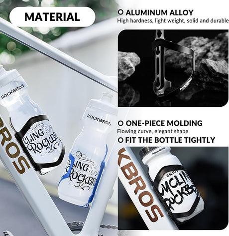 Flaschenhalter Fahrrad – Getränkehalter aus Aluminiumlegierung, nur 40g