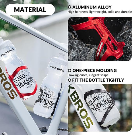 Flaschenhalter Fahrrad – Getränkehalter aus Aluminiumlegierung, nur 40g