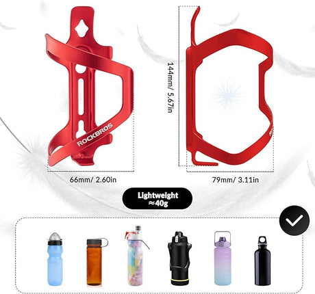 Flaschenhalter Fahrrad – Getränkehalter aus Aluminiumlegierung, nur 40g