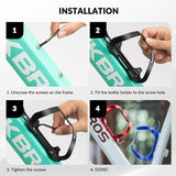 Flaschenhalter Fahrrad – Getränkehalter aus Aluminiumlegierung, nur 40g