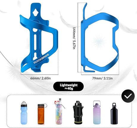 Flaschenhalter Fahrrad – Getränkehalter aus Aluminiumlegierung, nur 40g